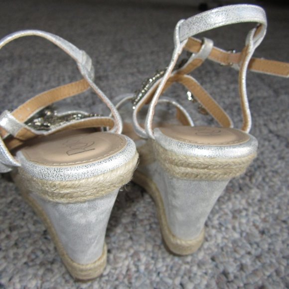 Refresh Beverly03 Metallic Rhinestone Espadrille - Picture 6 of 16